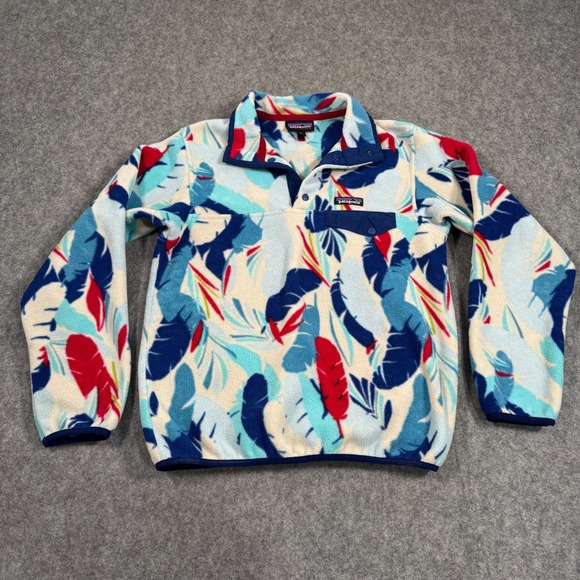 Patagonia Feather Dance Lightweight Synchilla Snap-T Pullover Women's Size Small - Picture 1 of 7